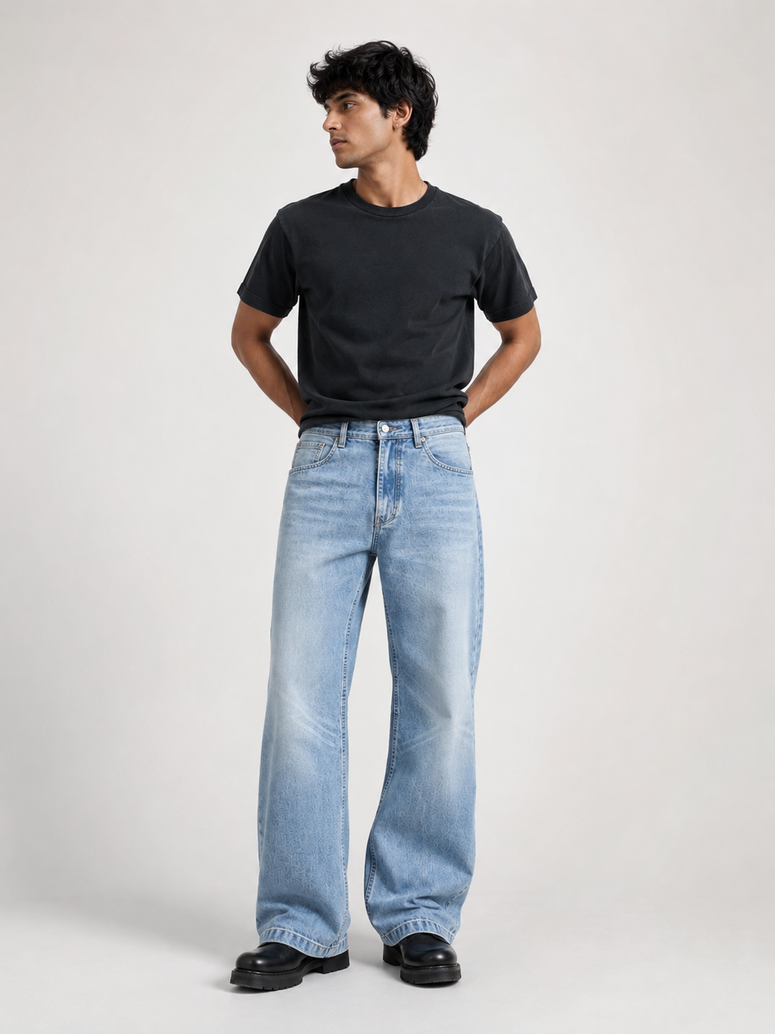 Ether Blue - Relaxed Straight Stretch